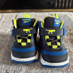 Reebok Kids Sneakers - Black and Neon Green